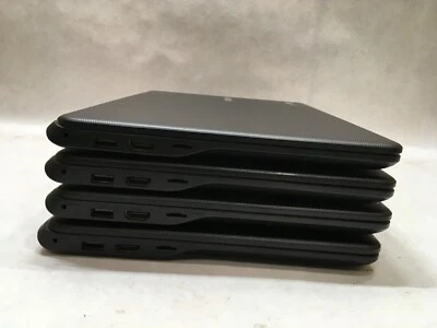 Lot of 4 Samsung XE500C13 Celeron 2GB Ram 16 GB SSD Chrome OS Broken Screens- FT - Image 1 of 4