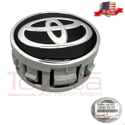 Tapa central de rueda genuina Toyota Prius 42603-52170 adorno subconjunto Foto 1 de 4