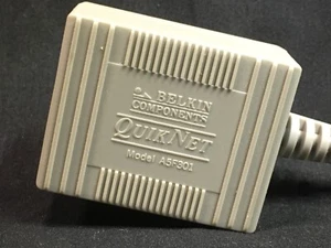 QuikNet Belkin Components Model A5F301 - 8-Pin Mini-DIN Male to 2 RJ-11 Female - Picture 1 of 6