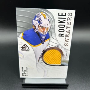 2023-24 UD SP Game Used Rookie Sweaters #RS-DL Devon Levi Buffalo Sabres - Picture 1 of 2