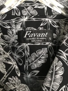 FAVANT Men's Hawaiian Short Sleeve Shirt Navy Blue White sz Small - Bild 1 von 5