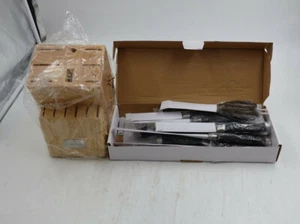 CLASSIC CUISINE 15 PEICE KNIFE AND BLOCK SET - Picture 1 of 2