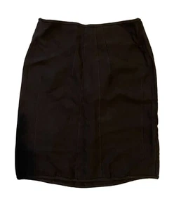 870 $ Bottega Veneta 40 4 Minirock schwarz Seide/Visose italienischer Luxus ruhig - Bild 1 von 6