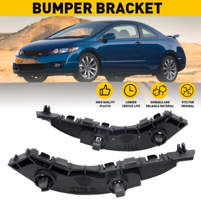 For Honda Civic 2006-2011 Sedan Front Bumper Spacer Bracket Left + Right Set EXA - Image 1 of 4
