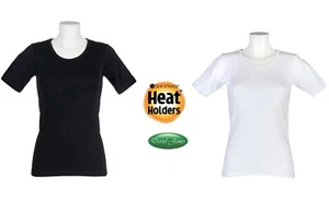 LADIES Heat Holders Thermal underwear SHORT SLEEVE Vest Top Seamless Body - Picture 1 of 5