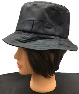 ORIGINAL BARBOUR HAT A108 COTTON WAX CAPPELLO PESCATORE BARBOUR IMPERMEABILE - Foto 1 di 4