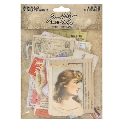 Tim Holtz ~ EPHEMERA PACK ~ Keepsakes ~ Idea-ology