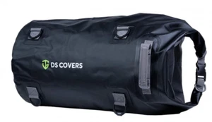 DS COVERS PVC Lightweight Waterproof Marine Motorcycle 30 Litre Roll Bag - Black - Picture 1 of 4