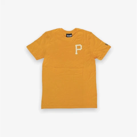 Men's New Era Yellow MLB Pittsburgh Pirates T-Shirt (13090935) Cover