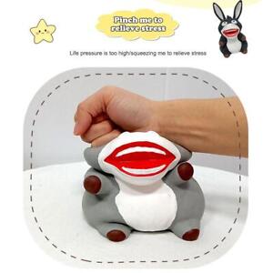 Big-eared Donkey Stress Relief Toy Interactive And plastic Mind-stimulating F0L4