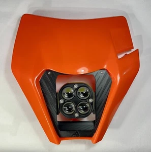CUSTOM LED MOTORCYCLE HEADLIGHT, UNIVERSAL/KTM(2017-2023), FULL KIT, EASY INSTAL - Picture 1 of 24