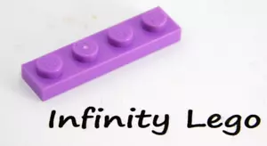 30 LEGO Plato Lavanda Mediano 1 x 4 (3710) - (30 Piezas) - Imagen 1 de 2