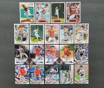 HOUSTON ASTROS CARDS Your Pick TOPPS BOWMAN 2007-2017 Rookies Stars Chrome - Image 1 of 2