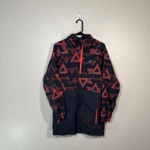 Nike Packable Coat Kagool Lightweight Running Cycling Gym Sports Large Aztec - Picture 1 of 6