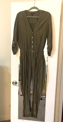 GUESS Jumpsuit, Olive Green, SMALL - Image 1 of 2