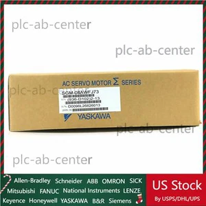New In Box YASKAWA SGM-08AWFJ73 AC Servo Motor 1PC - Picture 1 of 11