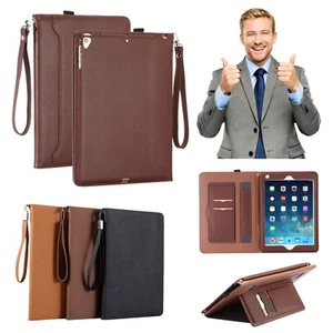 For iPad 9th/8th/7th/6th Gen Mini Air Pro Flip Wallet Leather Stand Case Cover - Picture 1 of 28