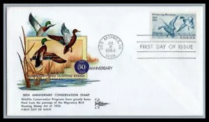 US FDC # 2092 20c Preserving Wetlands Gill COMBO 1984, 9p5410 - Picture 1 of 1