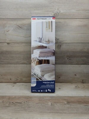 Rubbermaid FastTrack Closet Organizer Shelf 23.9 x 4.5 x 1.2 - Image 1 of 4