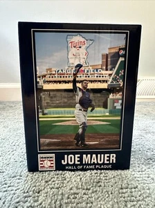 Joe Mauer Replica Of Hall Fame Plaque - Picture 1 of 5