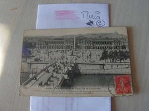 carte postale vers 1900 paris pont concorde - Picture 1 of 2