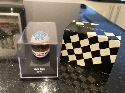 MINICHAMPS 1:8 SCALE JEAN ALESI 1997 HELMET - NOT 1:2 - BENETTON FERRARI TYRELL - Image 1 of 2