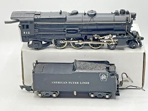 Gilbert American Flyer S Gauge #312 Smoke-in-Tender Pacific Locomotive & Tender - Picture 1 of 18