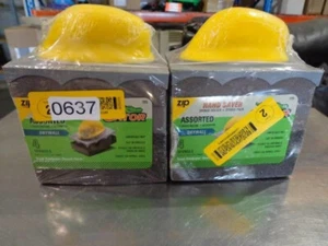 2 paquetes de kits de soporte de esponja de lijado de paneles de yeso con cremallera Gator grano surtido - Imagen 1 de 2
