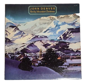 John Denver Rocky Mountain Christmas 1975 Vinyl LP Record 12" RCA APL1-1201 USED - Picture 1 of 7