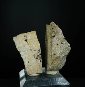 Anatase on Matrix Pair / Mid State Quarry, Magnet Cove, Arkansas / Ex. Clyde Har - Picture 1 of 3