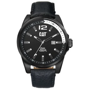 Reloj CAT Caterpillar Oslo para hombre de acero negro de 3 manecillas de cuero con fecha WT16134131 - Imagen 1 de 1