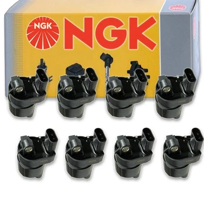8 pcs NGK Ignition Coil for 2006-2015 Cadillac CTS 6.2L 6.0L V8 - Spark Plug gx - Image 1 of 4
