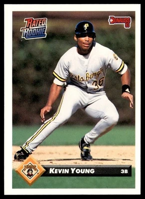1993 Donruss Kevin Young Pittsburgh Pirates #452 - Image 1 of 2