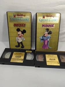 [TESTED] Disney Cartoon Classics - Mickey/Minnie - Limited Gold Edition - VHS - Bild 1 von 7