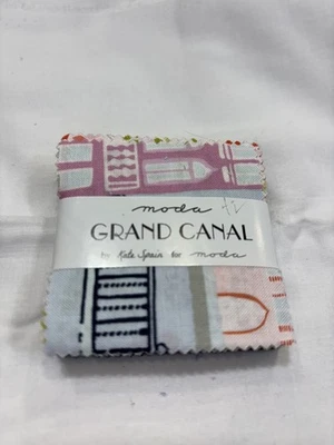 MODA Grand Canal Mini 2.5 Inch Florals Moda MINI CHARM PACK 42 squares - Image 1 of 2