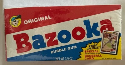 Bazooka Joe Bubble Gum Factory Sealed Box Includes-1991 Topps Baseball Card ⚾️ - Image 1 of 4