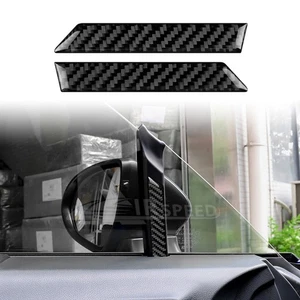 Pegatinas ventana delantera negras fibra de carbono para Toyota GR86 Subaru BRZ 2021-2025 - Imagen 1 de 8