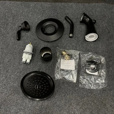 DELTA T14432-BL Tub & Shower Trim In Matte Black - Image 1 of 4