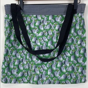 Handmade Tote Bag Satchel Tombstones Graveyard Lightweight - Picture 1 of 6