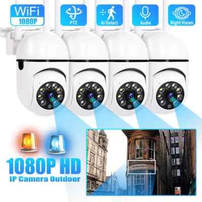 4x Wireless 5G WiFi Security Camera System Smart outdoor Night Vision Cam 1080P - Image 1 of 4