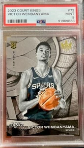 2023-24 Panini Court Kings Victor Wembanyama Rookie Nivel 1 PSA 9 SP Spurs - Imagen 1 de 2