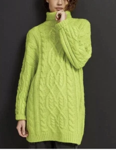 Anthropologie Alistair Turtleneck Tunic Cable knit sweater XS New NWT Gorgeous - Picture 1 of 5