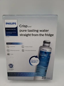 Philips Refrigerator Water Filter Fit For Samsung DA29-00020B NSF/ANSI. 3 PACK - Picture 1 of 6