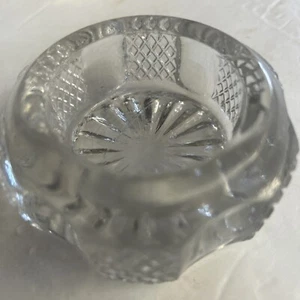 EAPG Master Salt Richards & Hartley Pillar And Diamond 3" 1877 Rare Open - Picture 1 of 4