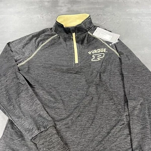 Purdue Boilermakers Jacket Women Medium Gray Running Golf Lightweight Gym Yoga - Picture 1 of 8