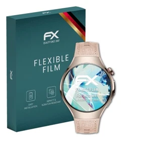 atFoliX 3x folia ochronna do zegarka Huawei 5 42 mm przezroczysta i elastyczna - Zdjęcie 1 z 8