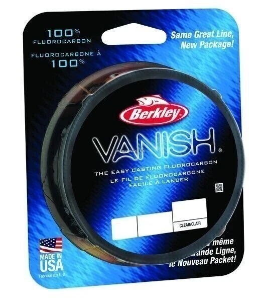 Berkley Vanish Fluorocarbon Fishing Line Clear 10lb 250yd