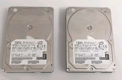 IBM DESKSTAR 120GXP, 3.5" 82.3GB IDE/ATA HARD DISK DEVICE,  IC35L080AVVA07-0. - Immagine 1 di 4