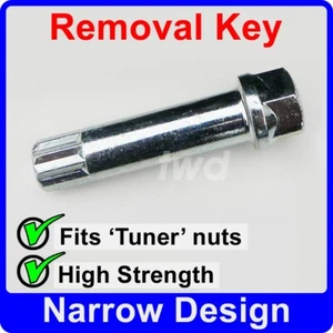 REMOVAL KEY FOR TUNER ALLOY WHEEL NUTS BOLTS INTERNAL STAR DRIVE 10-POINT [TK1] - Picture 1 of 3