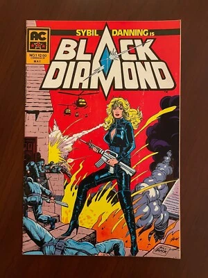 Black Diamond #1 (AC Comics 1983) Sybil Danning Edad de Bronce 7,0 en buen estado Foto 1 de 4